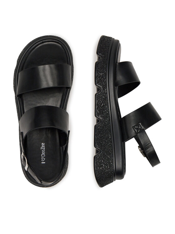 DeeZee DeeZee Sandały E23719-1 Czarny