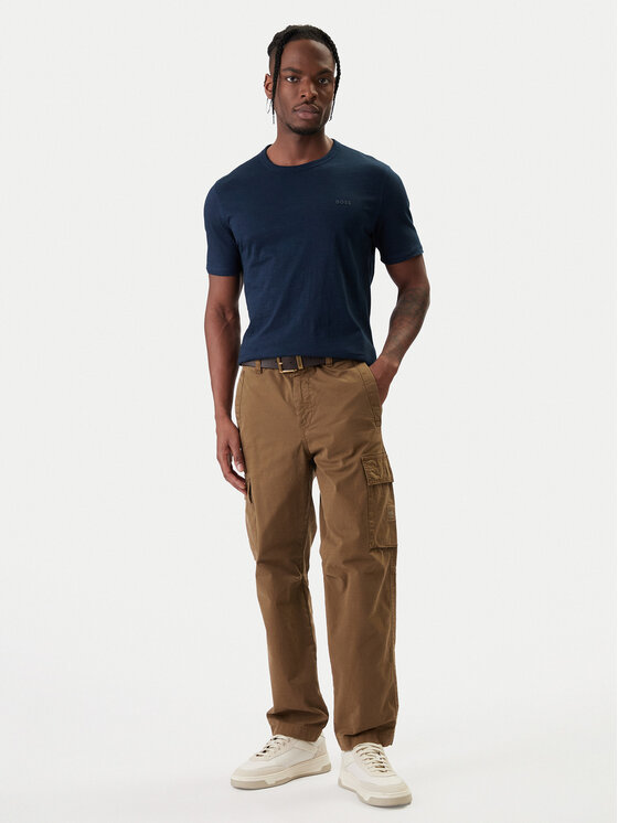 BOSS BOSS T-krekls Tegood 50508243 Tumši zils Regular Fit