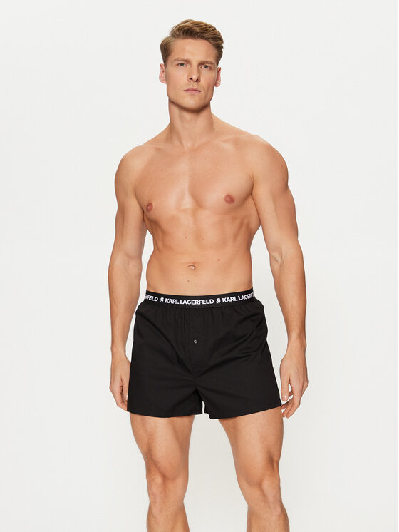 KARL LAGERFELD KARL LAGERFELD Set di 3 boxer 221M2134 Nero