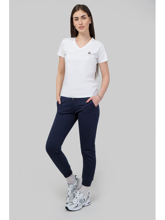 Jott Jott Spodnie dresowe SS23WPAN10-104_XL Granatowy Regular Fit