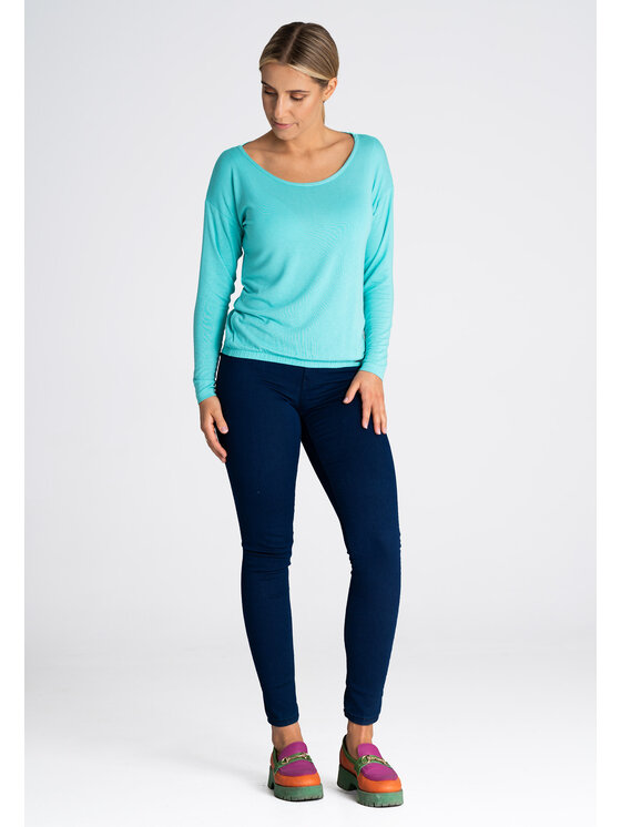 FIGL FIGL Blúzka M981 Zelená Regular Fit