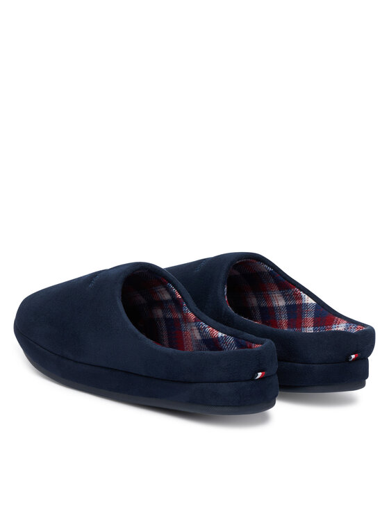 Tommy Hilfiger Tommy Hilfiger Papuče M Check House FM0FM05615 Tmavomodrá