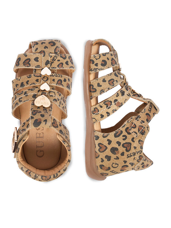 Guess Guess Sandály CEO-BAND-1266-B Světle hnědá