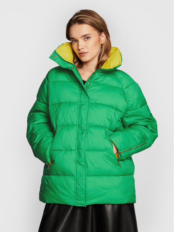 PINKO PINKO Žieminė striukė Brunella 1G17Z3 A082 Žalia Relaxed Fit