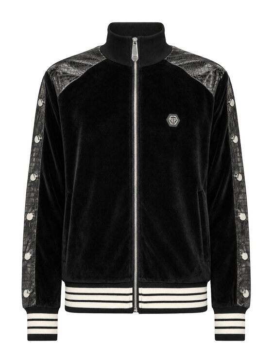 PHILIPP PLEIN PHILIPP PLEIN Kurtka do biegania 32080 Czarny Jegging Fit