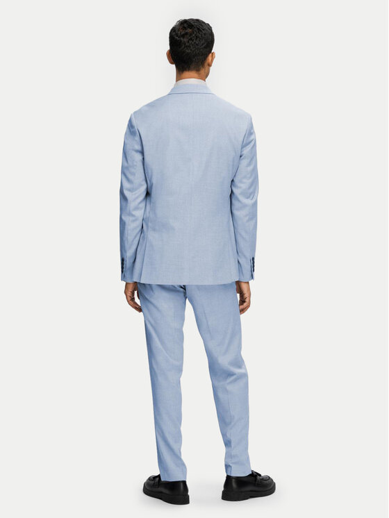 Selected Homme Selected Homme Marynarka 16092418 Błękitny Slim Fit