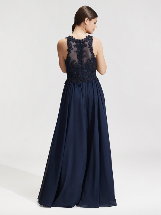 Hey Kyla Hey Kyla Rochie de seară 5AG028HK Bleumarin Regular Fit