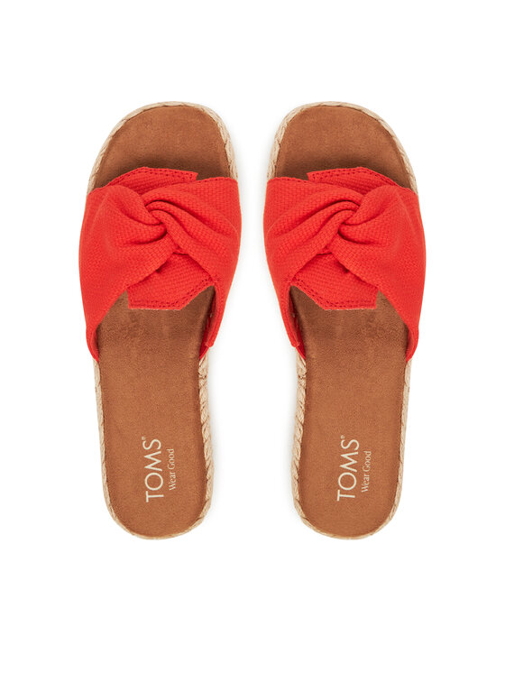Toms Toms Еспадрильї Abby Slide 10021981 Оранжевий
