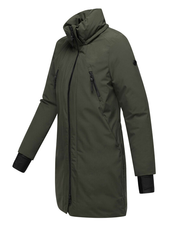 Navahoo Navahoo Kurtka zimowa Winterzart Zielony Regular Fit
