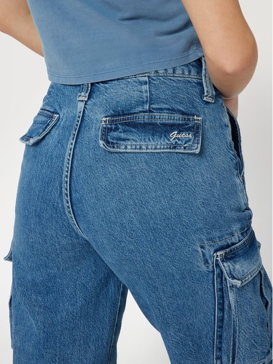 Guess Guess Jeansy 166883 Niebieski Relaxed Fit