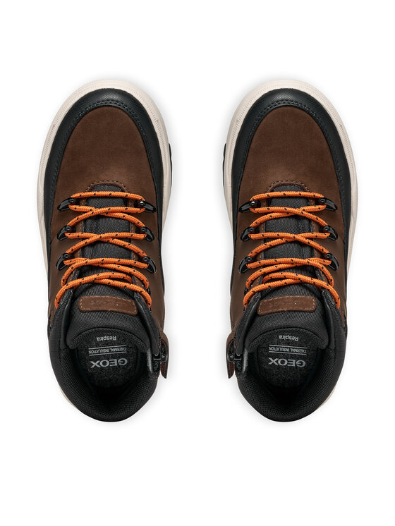 Geox Geox Μποτίνια J Bunshee Boy B Abx J56FMA 0ME32 C6006 S Σκούρο καφέ
