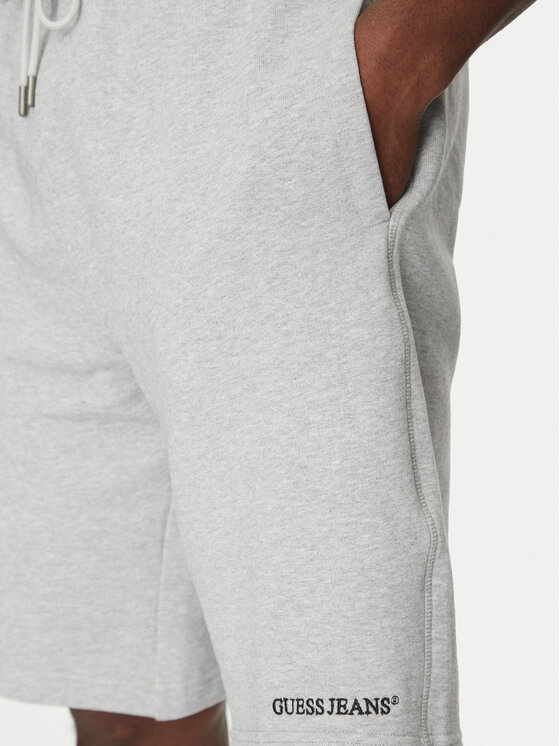 Guess Jeans Guess Jeans Športové kraťasy M5GD49 KCPR1 Sivá Regular Fit