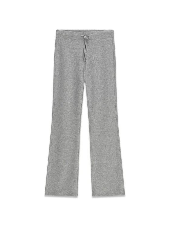 Guess Guess Kalhoty z materiálu 183065 Šedá Slim Fit