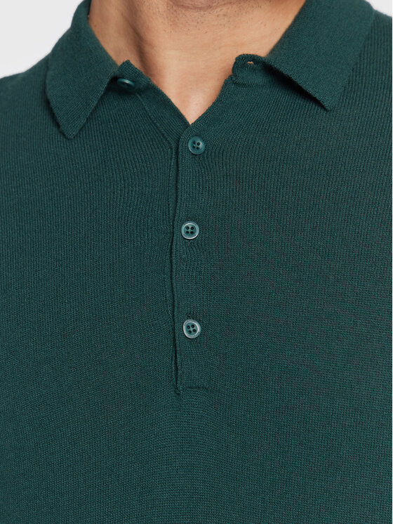 United Colors Of Benetton United Colors Of Benetton Поло 1002U300D Зелений Regular Fit