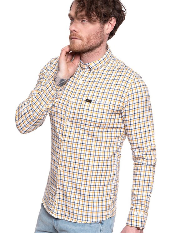 Lee Lee Camicia SLIM BUTTON DOWN Blu Slim Fit