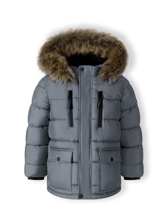 MINOTI MINOTI Kurtka zimowa 19coat51 Czarny Regular Fit