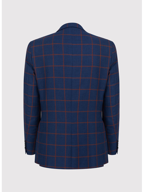 Pako Lorente Pako Lorente Marynarka P23SP-3X-009 Granatowy Slim Fit