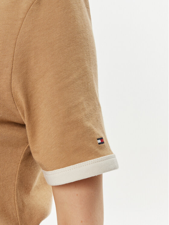 Tommy Hilfiger Tommy Hilfiger T-särk Monotype WW0WW41208 Beež Regular Fit
