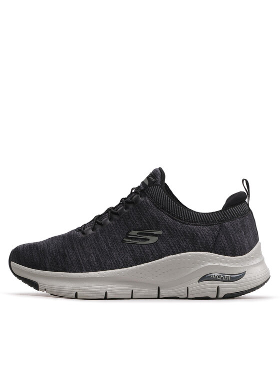 Skechers Skechers Sneakersy Waveport 232301/BKGY Szary