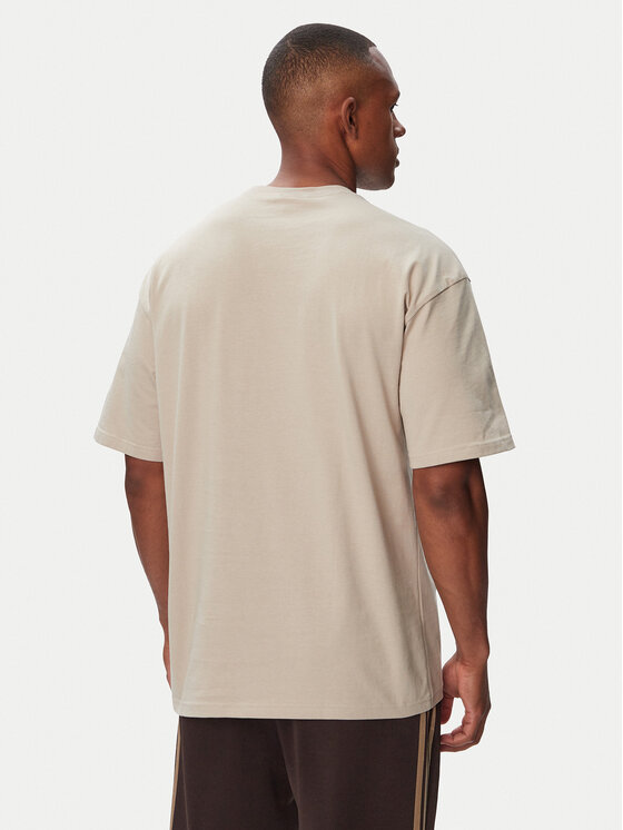 adidas adidas T-shirt Trefoil Essentials IA7548 Svijetlo bež Loose Fit