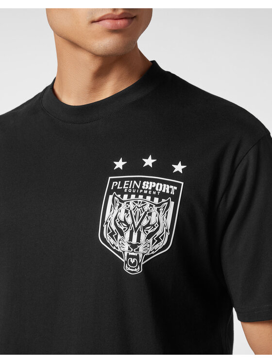 Plein Sport Plein Sport T-Shirt 3543 Czarny Regular Fit