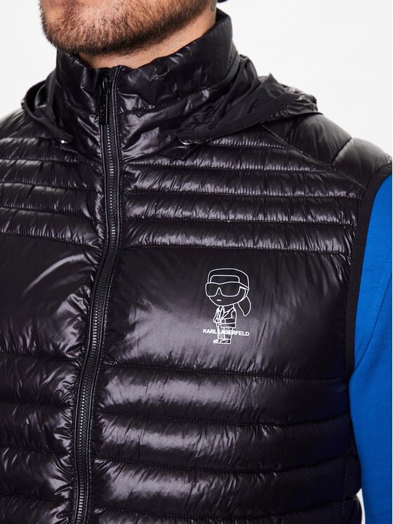 KARL LAGERFELD KARL LAGERFELD Veste 505087 531590 Melns Regular Fit