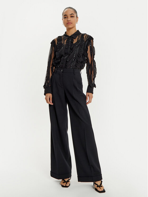 ACCESS FASHION ACCESS FASHION Srajca 44-7013-781 Črna Regular Fit