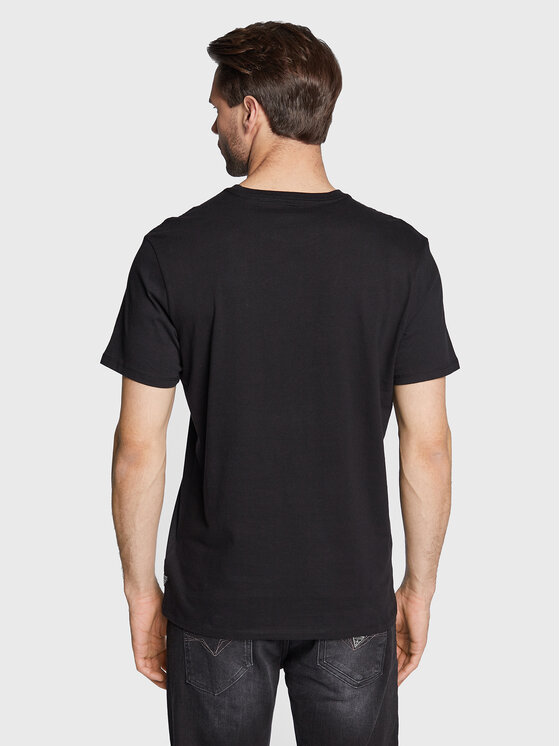 Guess Guess T-Shirt M3RI68 KBDK0 Schwarz Slim Fit