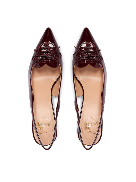 LOVE MOSCHINO LOVE MOSCHINO Туфлі на шпильці JA10517G0NIH0556 Бордовий