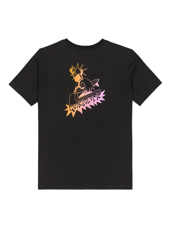 Quiksilver Quiksilver Marškinėliai Ev Star Ride EQBZT04900 Juoda Regular Fit