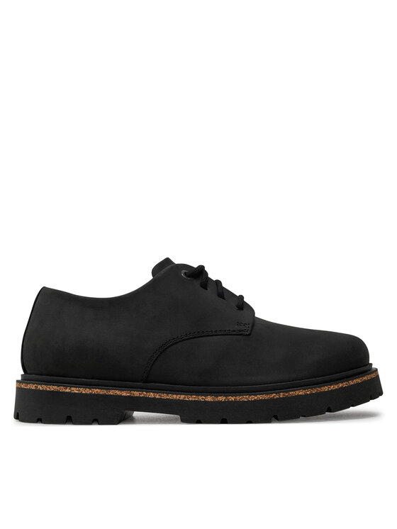 Birkenstock Poltopánky Highwood Lace Low Leoi 1028137 Čierna