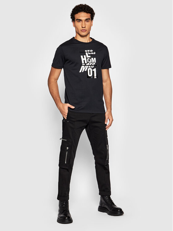 T-shirt LLT204721P Nero Relaxed Fit