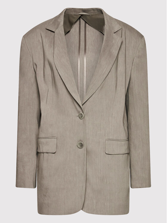 Marella Marella Marynarka Patty 30410125 Szary Straight Fit