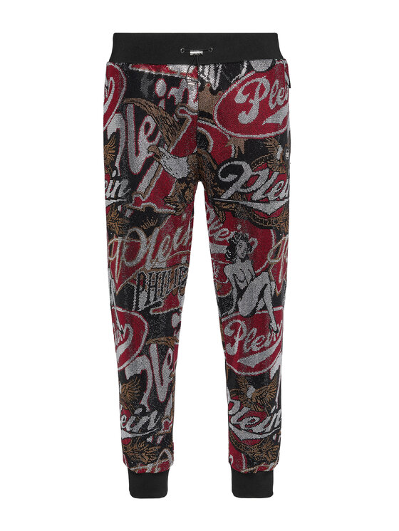 PHILIPP PLEIN PHILIPP PLEIN Spodnie dresowe 25991 Czarny Jogger Fit
