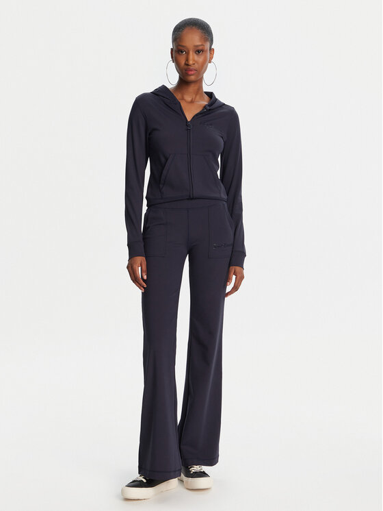 Juicy Couture Juicy Couture Світшот Active JCSAS125401 Cиній Slim Fit