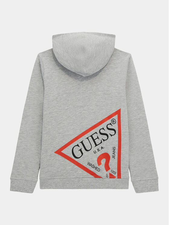 Guess Guess Mikina L4RQ22 KAUG0 Šedá Regular Fit