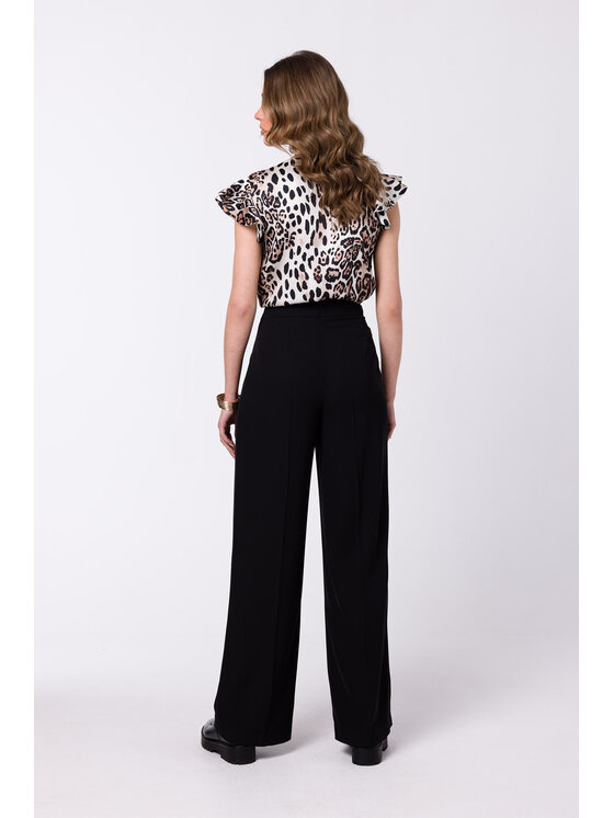 Stylove Stylove Dámské kalhoty S331 Černá Regular Fit