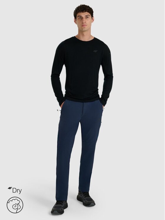 4F 4F Maglietta tecnica 4FWAW25TFLOM430-20S Nero Regular Fit