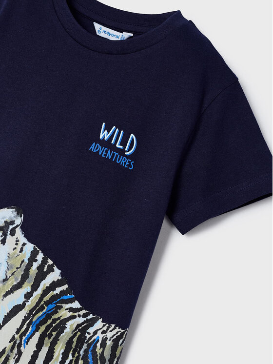 Mayoral Mayoral T-Shirt 3007 Σκούρο μπλε Regular Fit