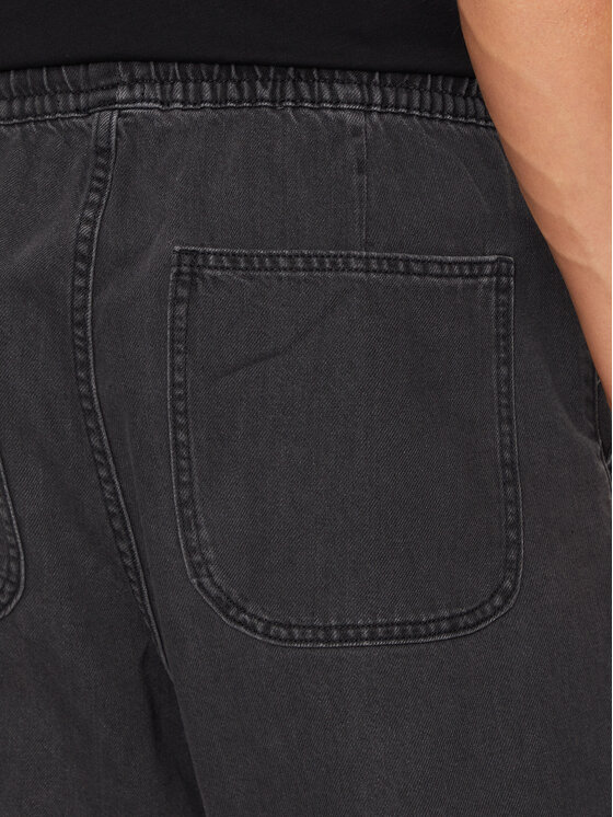 Jack&Jones Jack&Jones Auduma šorti Tony 12250090 Melns Loose Fit