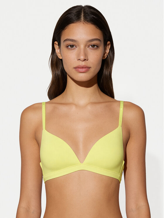Tommy Hilfiger Tommy Hilfiger Podprsenka Bralette UW0UW06041 Světle žlutá