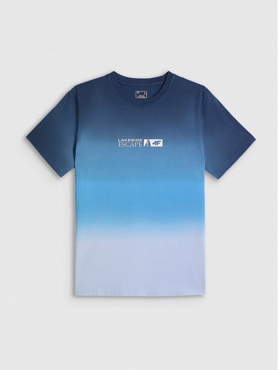 4F 4F T-Shirt LAKESIDE ESCAPE Granatowy Regular Fit