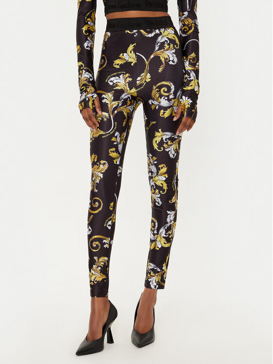 Versace Jeans Couture Legíny 78HAC101 Čierna Slim Fit