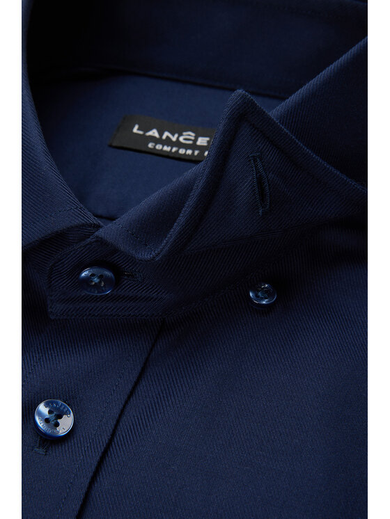 Lancerto Lancerto Koszula Assunta KO073225000013 Granatowy Regular Fit