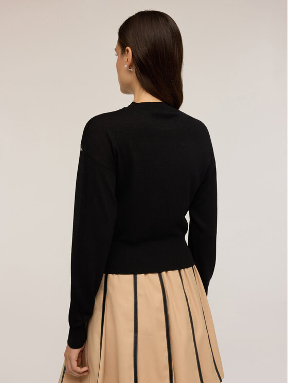 Motivi Motivi Cardigan M453W003553N033 Nero Regular Fit