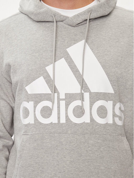 adidas adidas Majica dugih rukava Essentials French Terry Big Logo IC9364 Siva Regular Fit