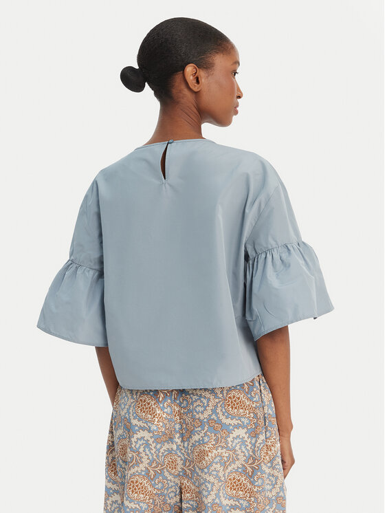 Weekend Max Mara Weekend Max Mara Blúzka Break 2615111152 Modrá Loose Fit
