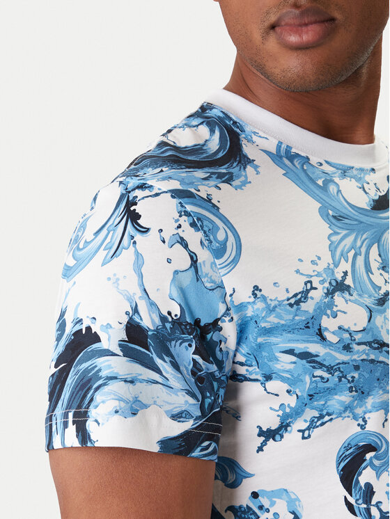 Versace Jeans Couture Versace Jeans Couture T-särk 80GAH6S0 JS543 Sinine Regular Fit