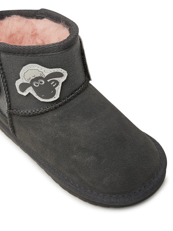 EMU Australia EMU Australia Čizme za snijeg Shaun The Sheep Play K13152 Siva