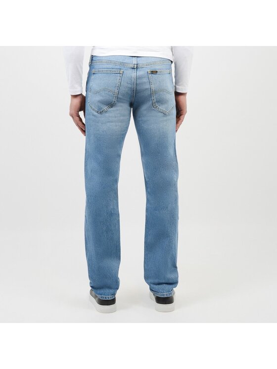 Lee Lee Jeansy DAREN ZIP FLY Niebieski Straight Fit